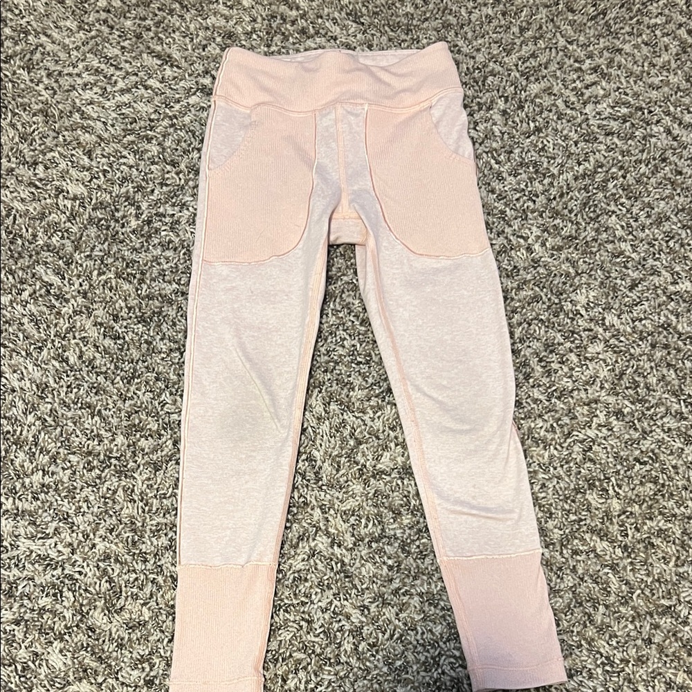 Athleta Light Pink Kids Leggings